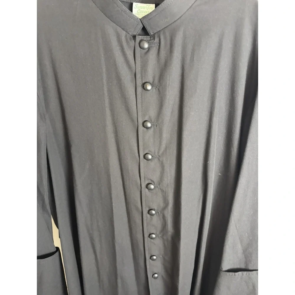 Vintage RJ Toomey Black Clergy Cassock 42R 58